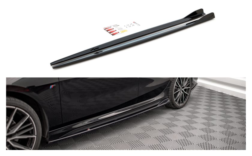 Dokładka BMW 2 F44 M-Pack Progi v.2 Gloss Black