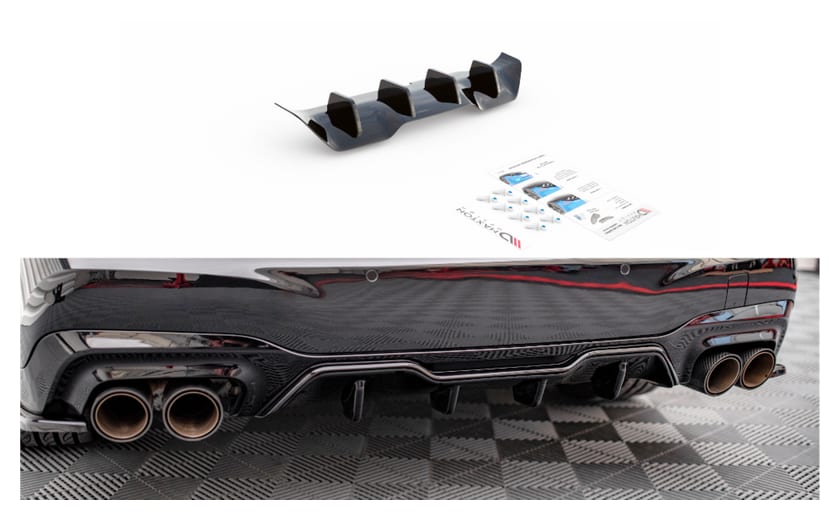 Dokładka BMW 2 F44 M-Pack Zderzak Tył Gloss Black