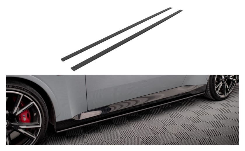Dokładka BMW 2 G42 M-Pack Progi Street Pro Black-Red