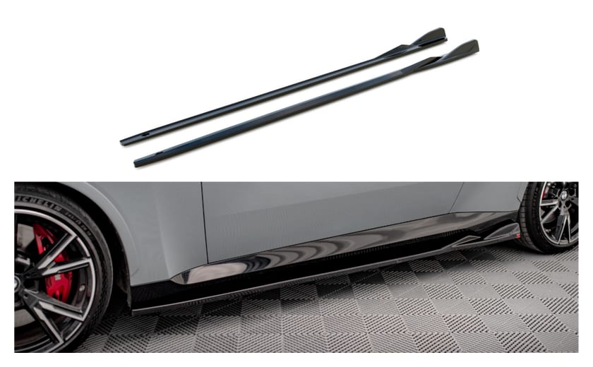 Dokładka BMW 2 G42 M-Pack Progi v.1 Gloss Black
