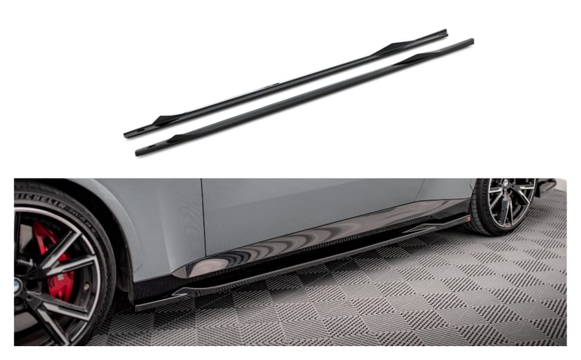 Dokładka BMW 2 G42 M-Pack Progi v.2 Gloss Black