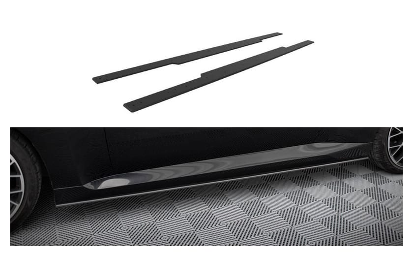 Dokładka BMW 2 G42 Progi Street Pro Black-Red