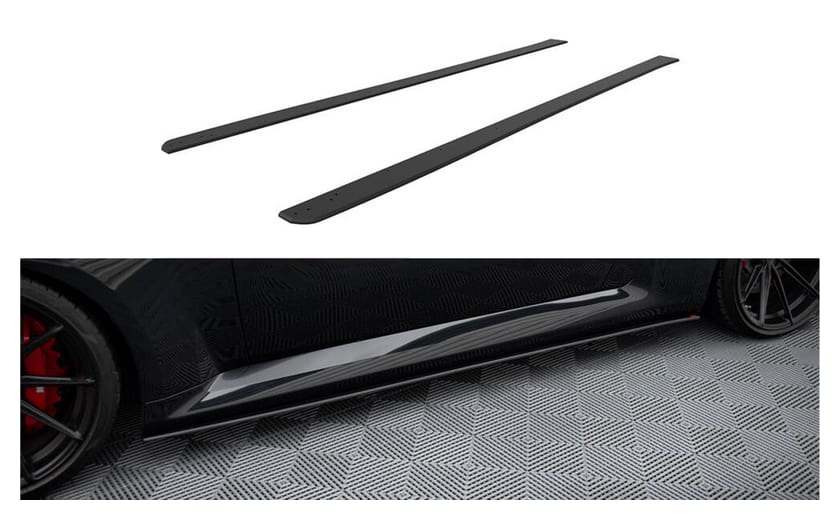 Dokładka BMW 2 G87 M-Pack Progi Street Pro v.1 Black-Red