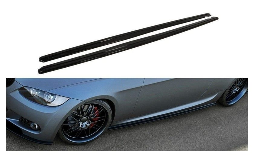 Dokładka BMW 3 E92 M-Pack Progi Gloss Black