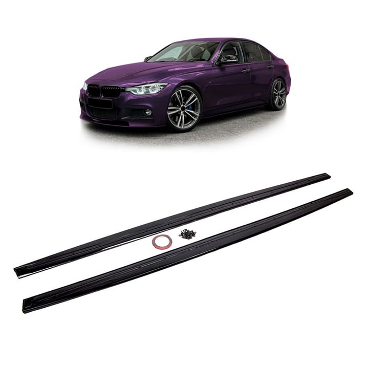 Dokładka BMW 3 F30 F31 Progi Gloss Black