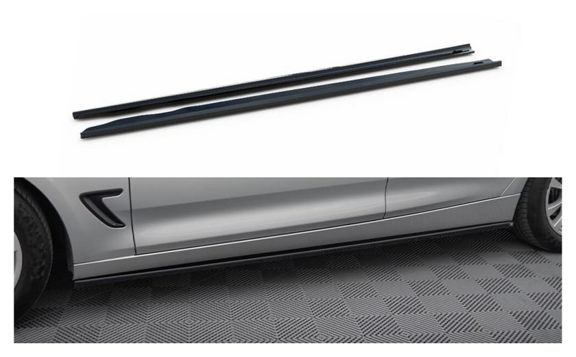 Dokładka BMW 3 F34 Progi Gloss Black