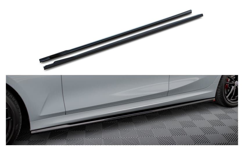 Dokładka BMW 3 G20 G21 Facelift M-Pack Progi Gloss Black