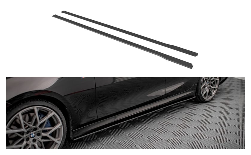 Dokładka BMW 3 G20 G21 M-Pack Progi Street Pro Black-Red
