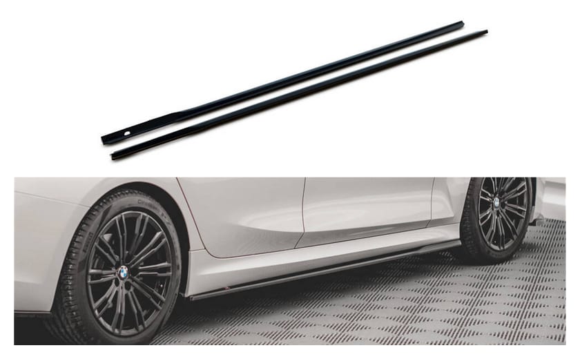 Dokładka BMW 3 G20 G21 M-Pack Progi v.2 Gloss Black