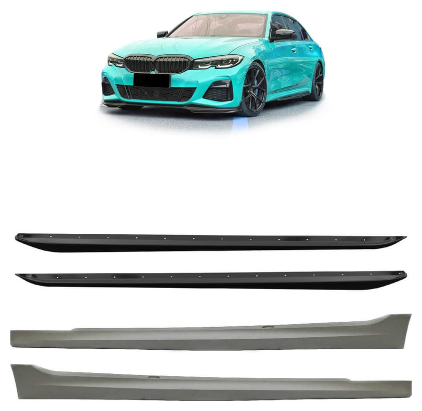 Dokładka BMW 3 G20 G21 Progi Carbon Look