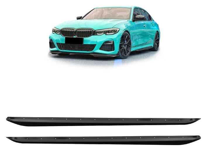 Dokładka BMW 3 G20 G21 Progi Carbon Look