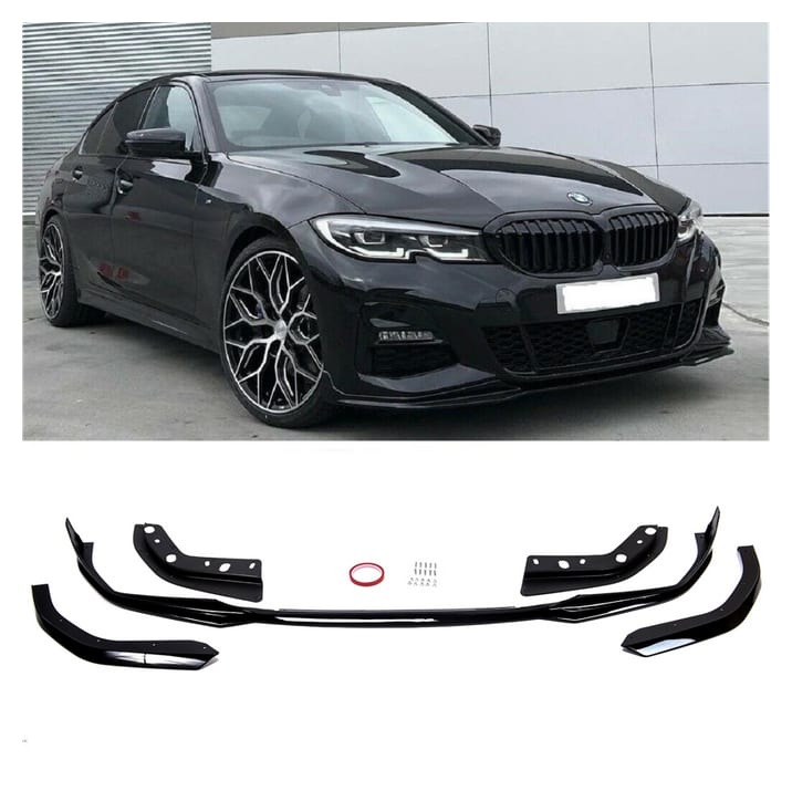 Dokładka BMW 3 G20 G21 Zderzak Przód Gloss Black