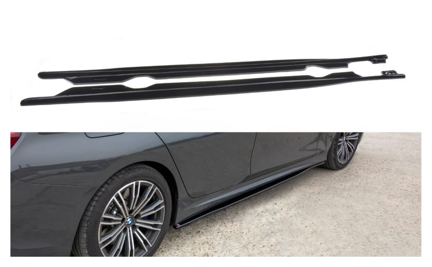 Dokładka BMW 3 G20 M-pack Progi Gloss Black