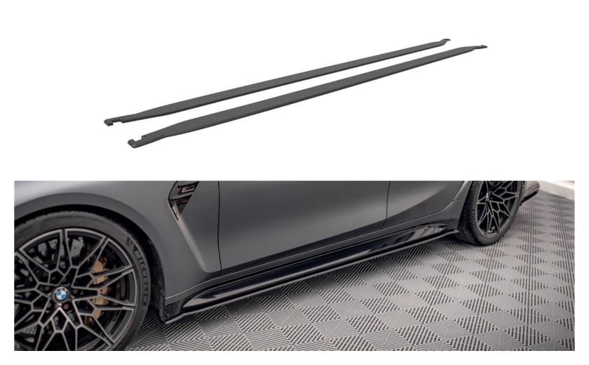 Dokładka BMW 3 G80 M-Pack Progi Street Pro Black