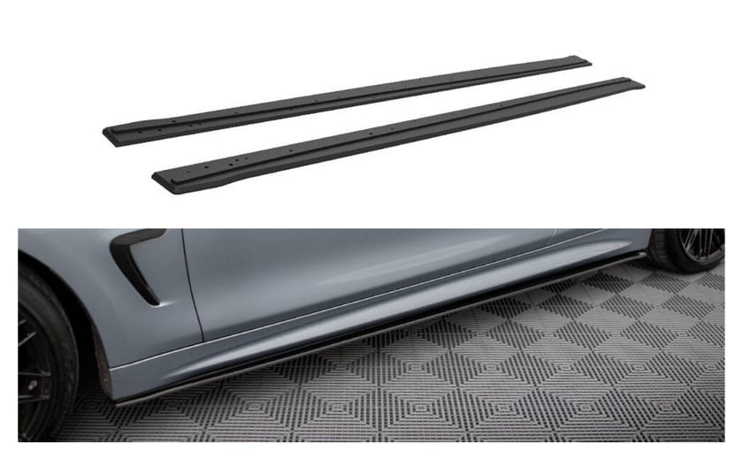 Dokładka BMW 4 F32 F36 F33 M-Pack Progi Street Pro Black