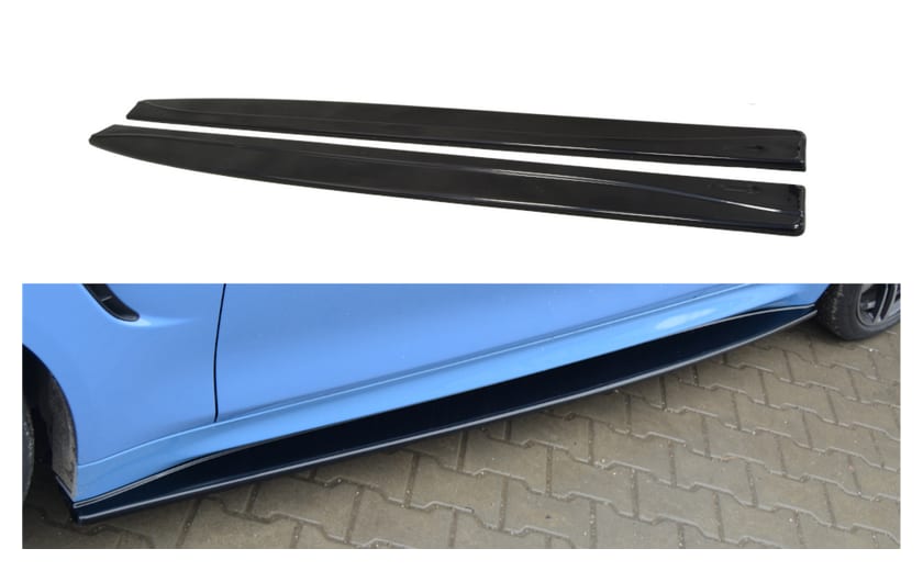 Dokładka BMW 4 F82 M-Pack Progi Gloss Black