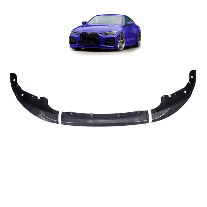 Dokładka BMW 4 G22 G23 G83 Zderzak Przód Carbon Look