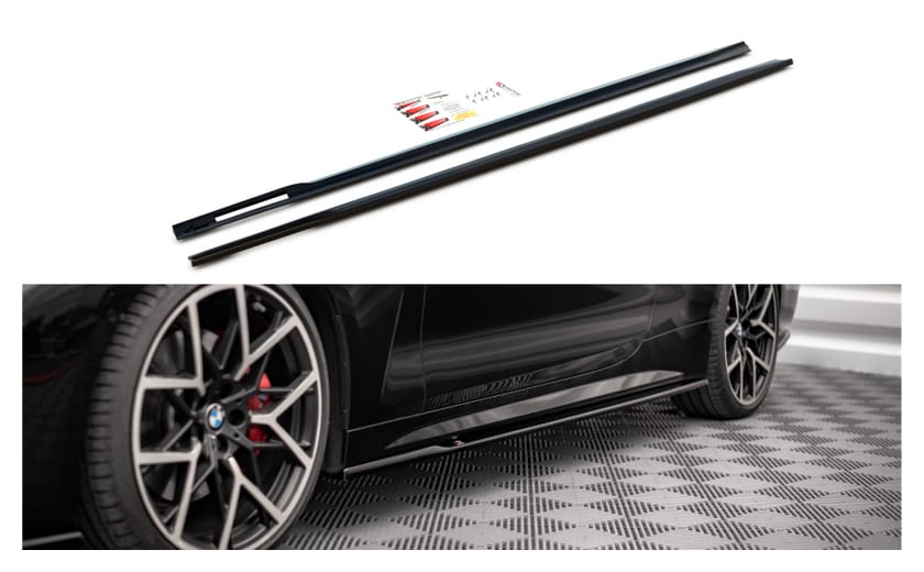 Dokładka BMW 4 G22 M-Pack Progi v.1 Gloss Black