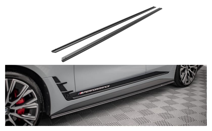Dokładka BMW 4 G26 M-Pack Progi Street Pro Black