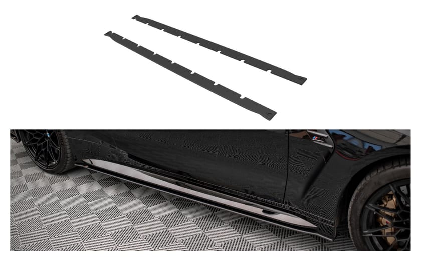 Dokładka BMW 4 G82 M-Pack Progi Street Pro Black-Red