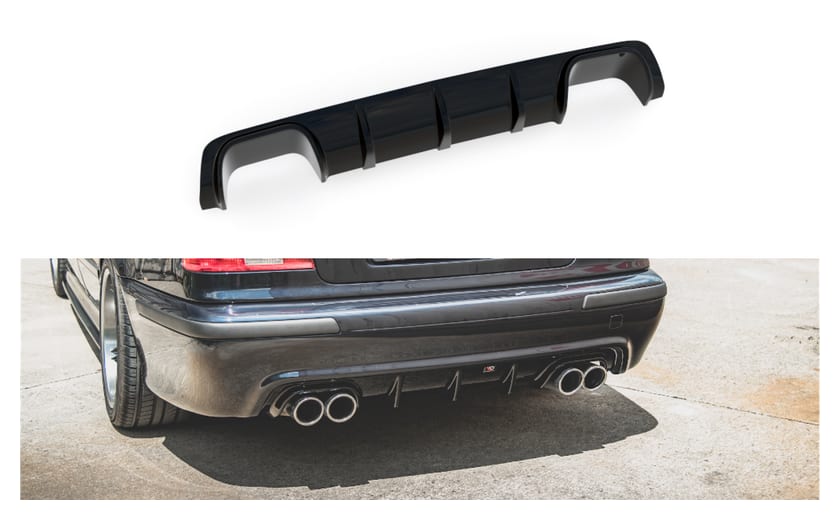 Dokładka BMW 5 E39 M-Pack Zderzak Tył Gloss Black