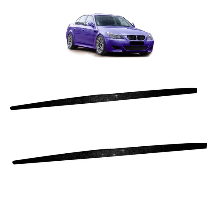 Dokładka BMW 5 E60 E61 Progi Matt Black