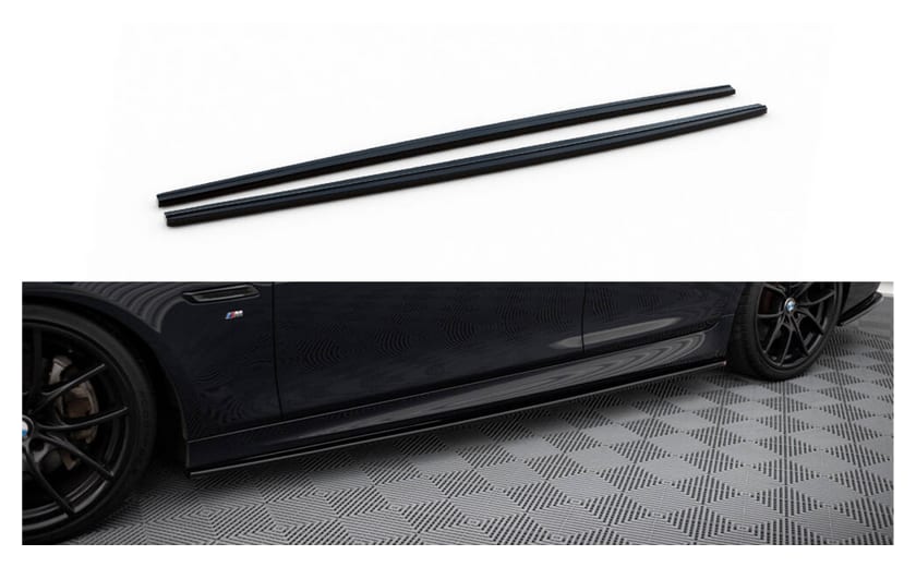 Dokładka BMW 5 F10 F11 M-Pack Progi Gloss Black
