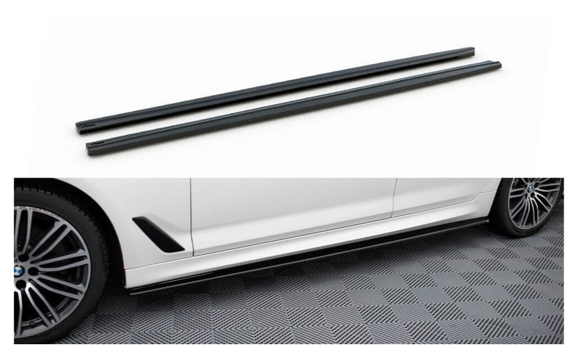 Dokładka BMW 5 G30 G31 M-Pack Progi Gloss Black