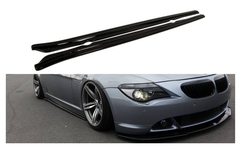 Dokładka BMW 6 E63 E64 Progi Gloss Black
