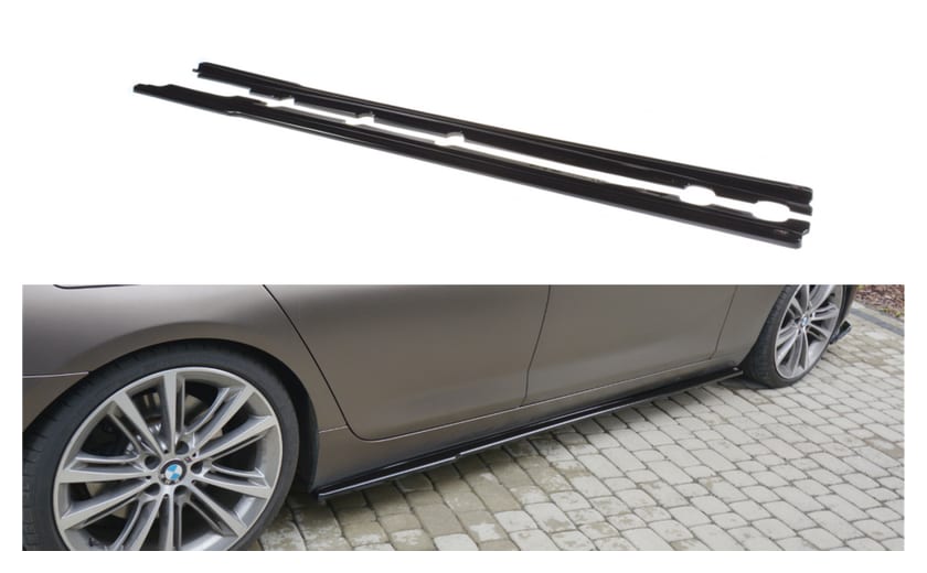 Dokładka BMW 6 F06 Progi Gloss Black