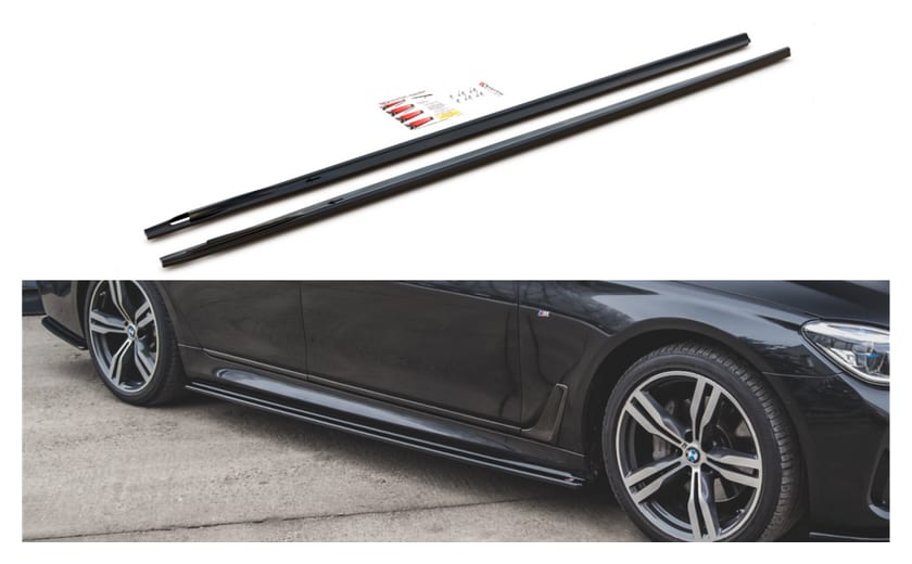 Dokładka BMW 7 G11 M-Pack Progi Gloss Black