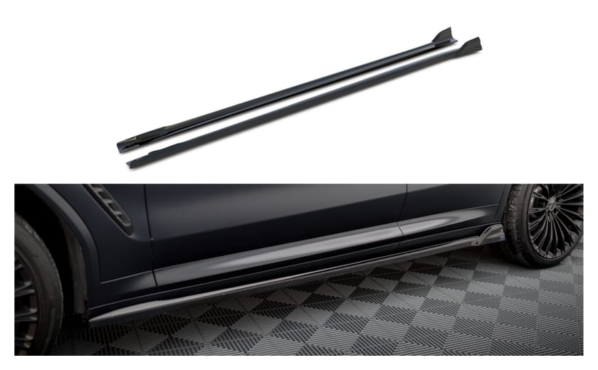 Dokładka BMW X3 G01 Facelift M-Pack Progi Gloss Black