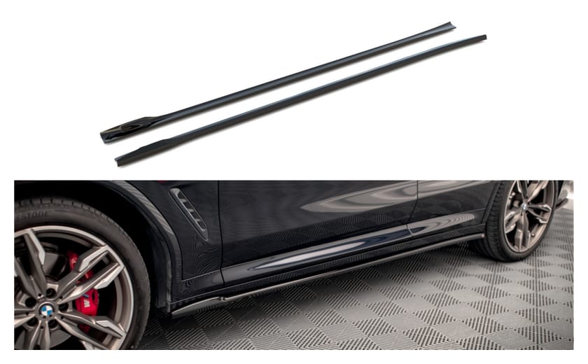 Dokładka BMW X3 G01 M-Pack Progi v.2 Gloss Black
