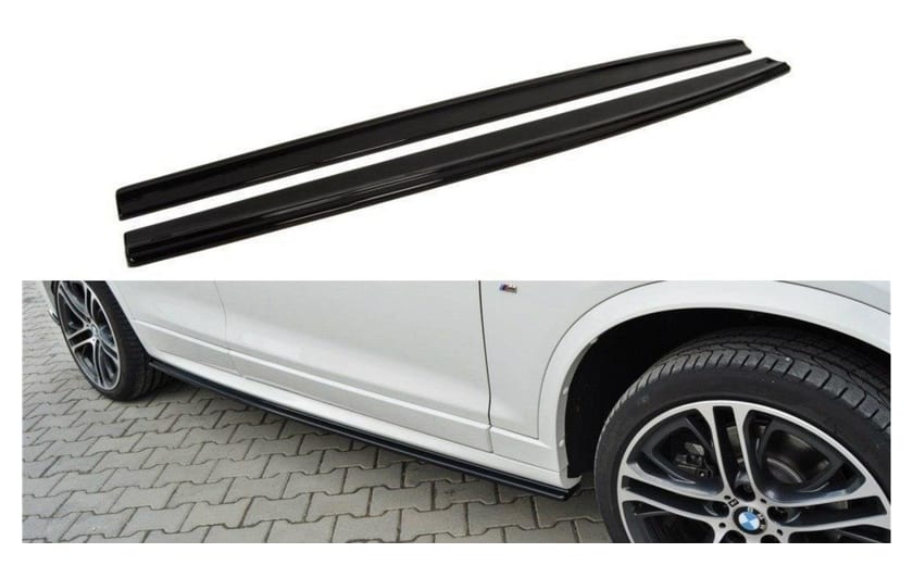 Dokładka BMW X4 G02 M-Pack Progi Gloss Black