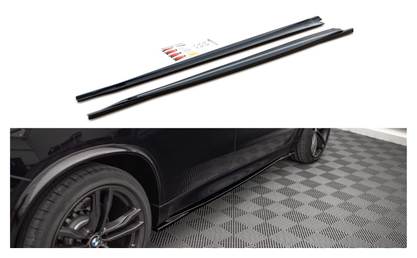 Dokładka BMW X5 F85 M-Pack Progi v.1 Gloss Black