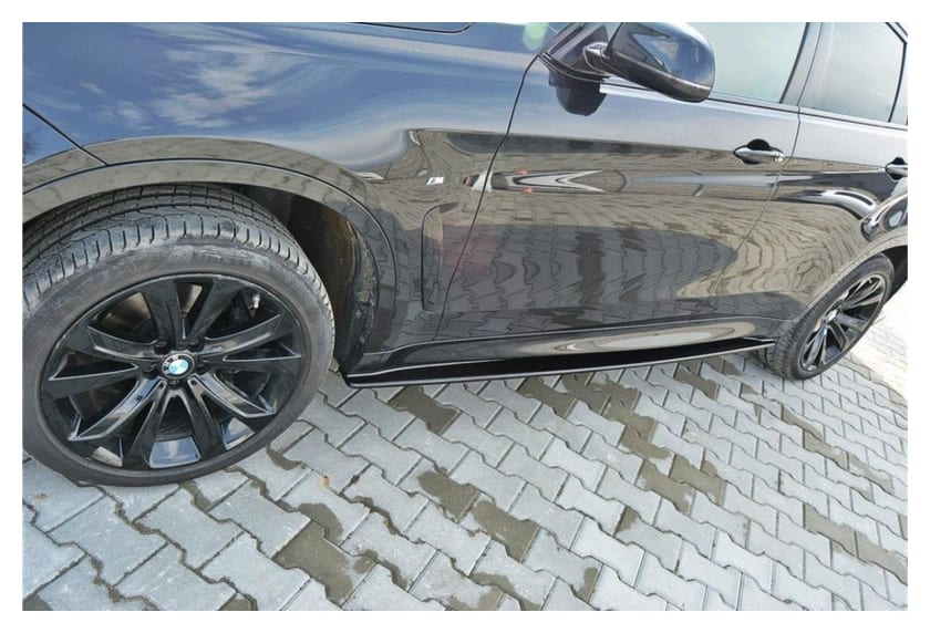 Dokładka BMW X6 F16 M-Pack Progi Gloss Black