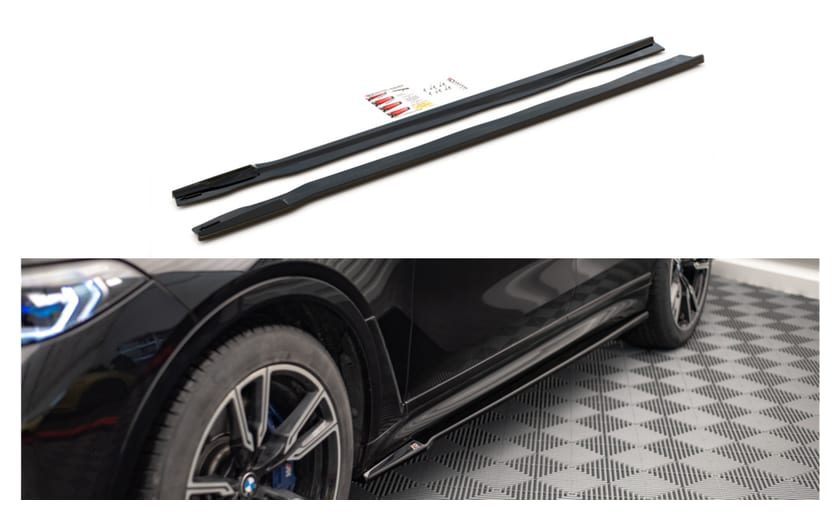 Dokładka BMW X7 G07 M-Pack Progi Gloss Black