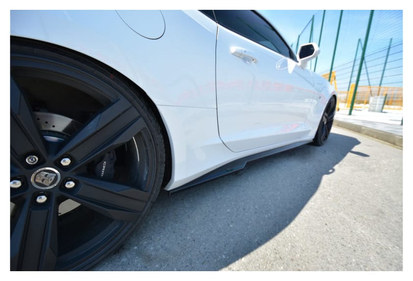 Dokładka Chevrolet Camaro VI 2SS Progi Gloss Black