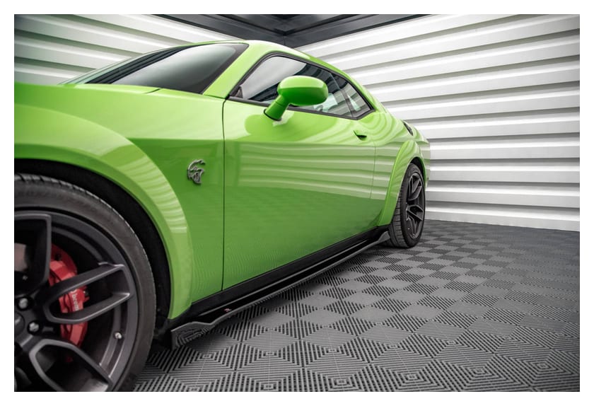 Dokładka Dodge Challenger III SRT Hellcat Progi Gloss Black