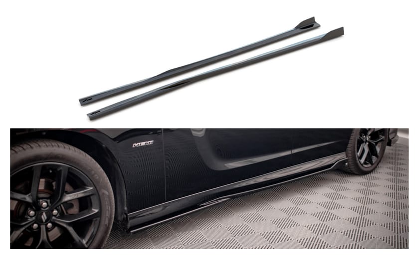 Dokładka Dodge Charger VII Facelift SRT Progi Gloss Black