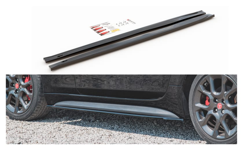 Dokładka Fiat 124 Spider Abarth Progi Gloss Black