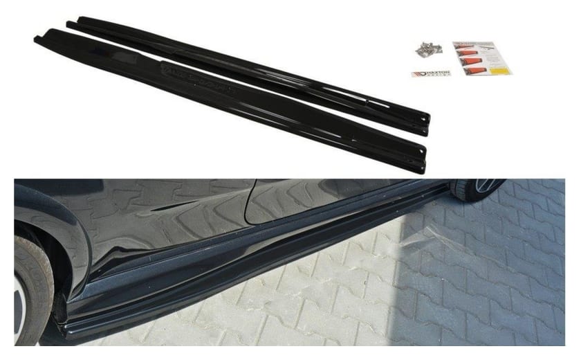Dokładka Fiat Punto Evo Abarth Progi Gloss Black