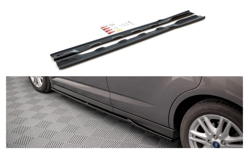 Dokładka Ford C-Max II Progi Gloss Black