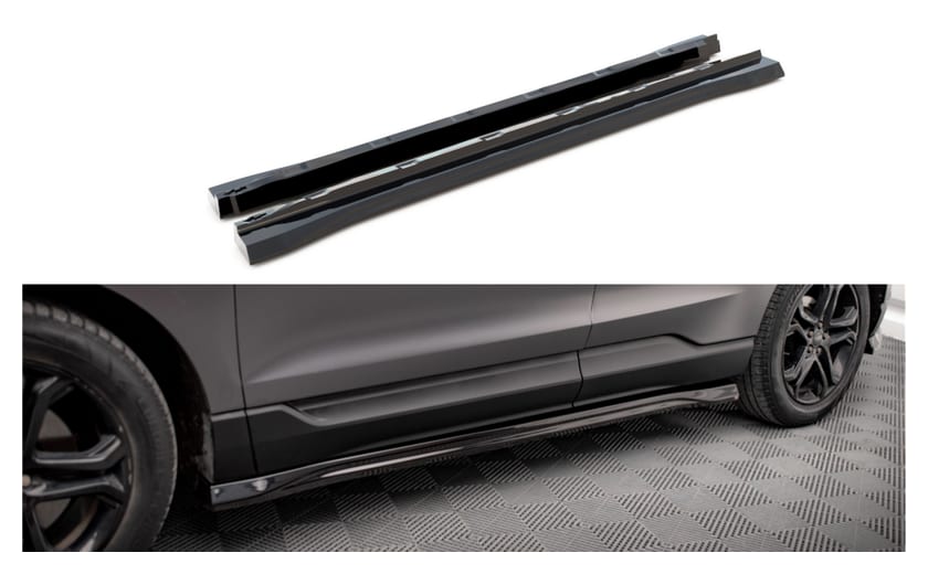 Dokładka Ford Edge II Progi Gloss Black
