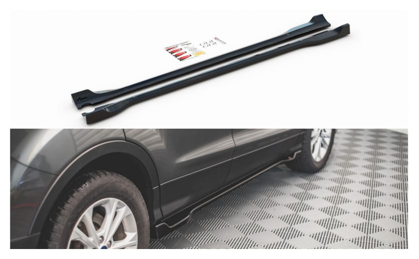 Dokładka Ford Escape III Progi Gloss Black