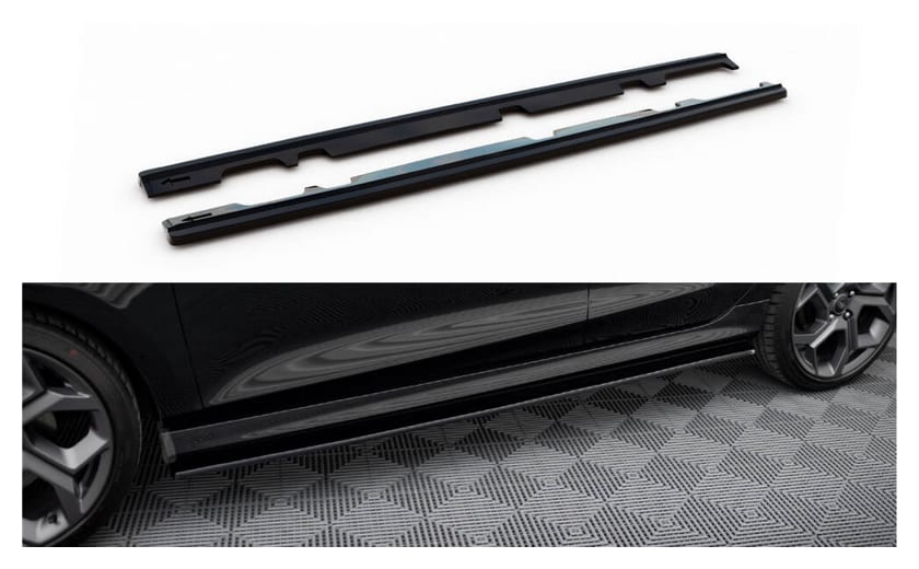 Dokładka Ford Fiesta VIII ST ST-Line Progi v.1 Gloss Black