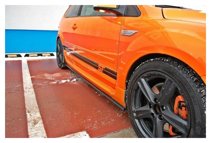 Dokładka Ford Focus II ST Progi Gloss Black