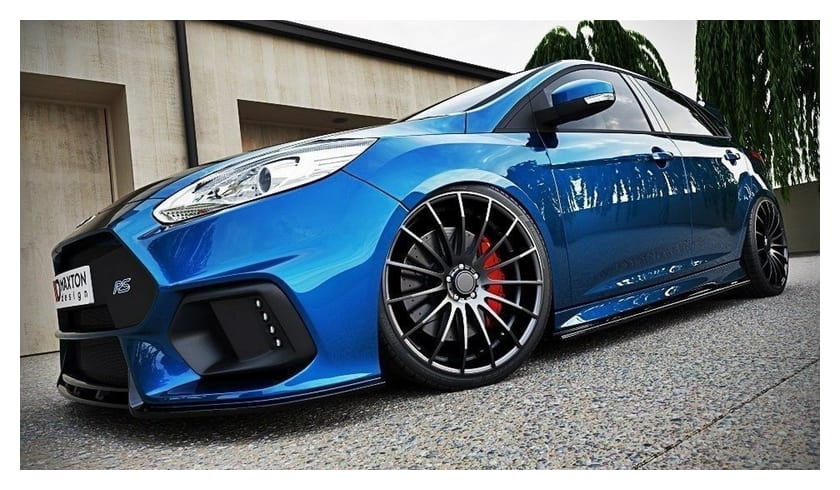 Dokładka Ford Focus II STI Facelift Kombi Progi Gloss Black