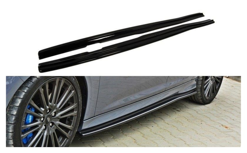 Dokładka Ford Focus III RS Progi Gloss Black