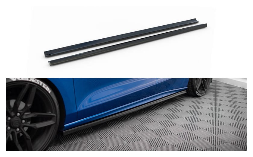 Dokładka Ford Focus IV ST ST-Line Progi v.5 Gloss Black